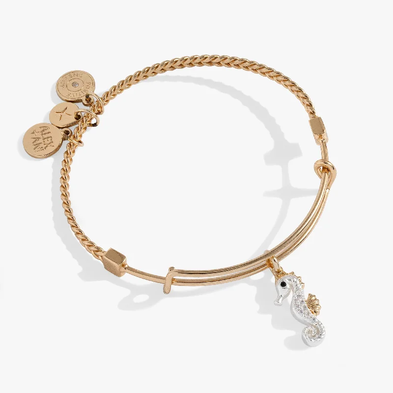 simple snake chain necklace Seahorse Charm Bangle