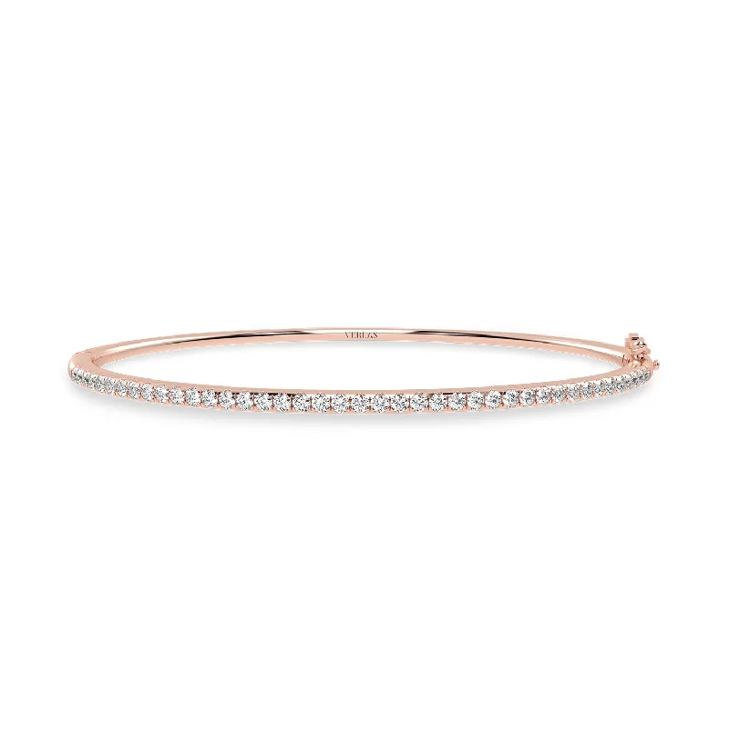 unique diamond tennis bracelet Signature Diamond Bangle