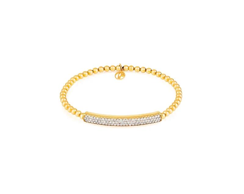 vintage platinum wedding band Stirata Diamond Bracelet Bar