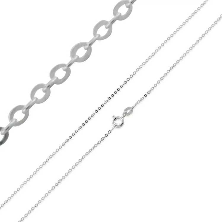 bohemian gemstone choker Sterling Silver 18-inch Cable Chain