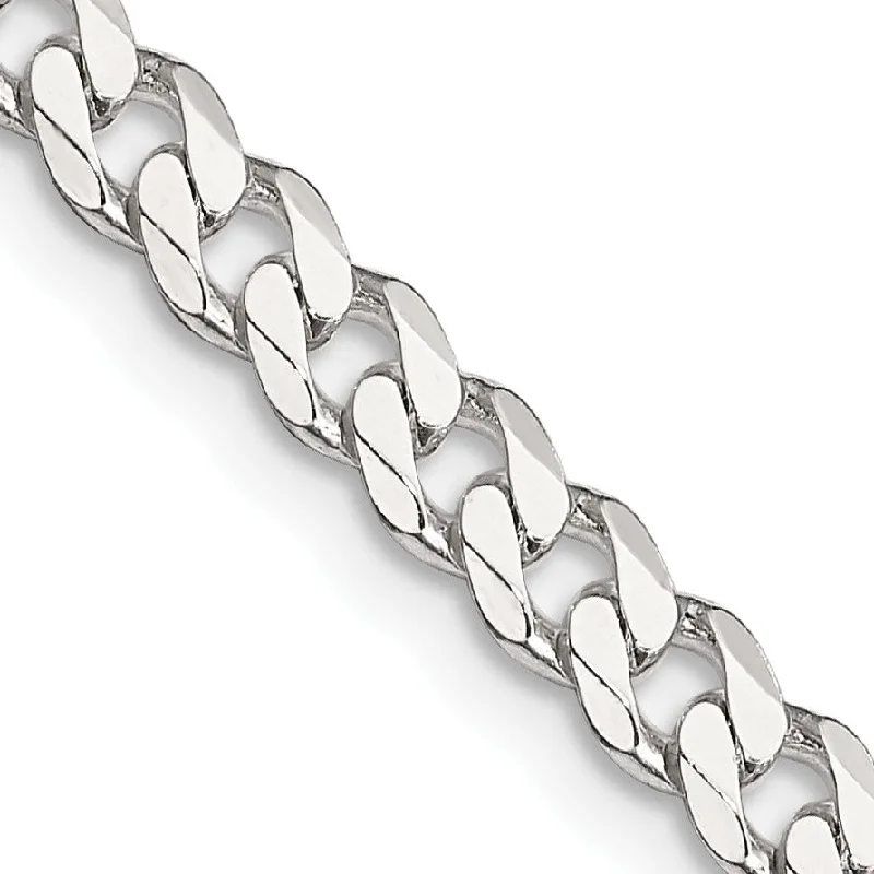 celestial constellation necklace silver Sterling Silver 30-inch 4.5MM Curb Chain