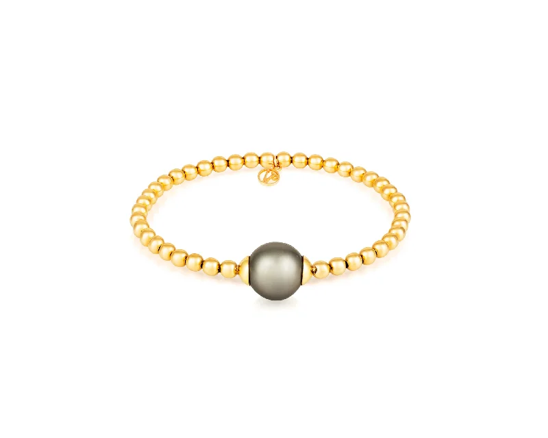 celestial moon and stars ring Stirata Gold Tahitian Bracelet