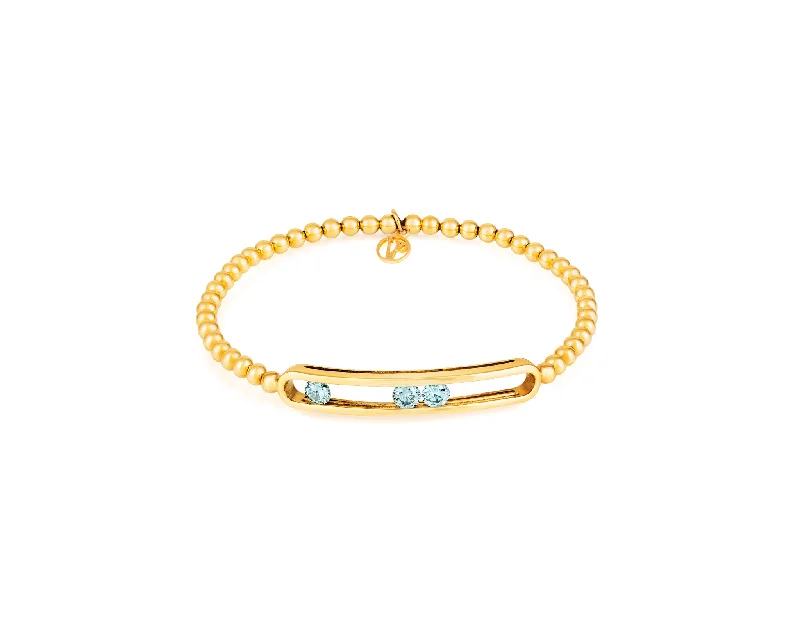 handcrafted sterling silver necklace Stirata Blue Diamond Bracelet