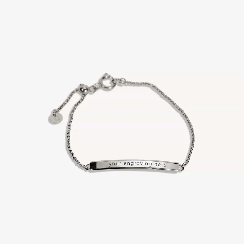 natural turquoise ring handmade The Engravable Bar Bracelet