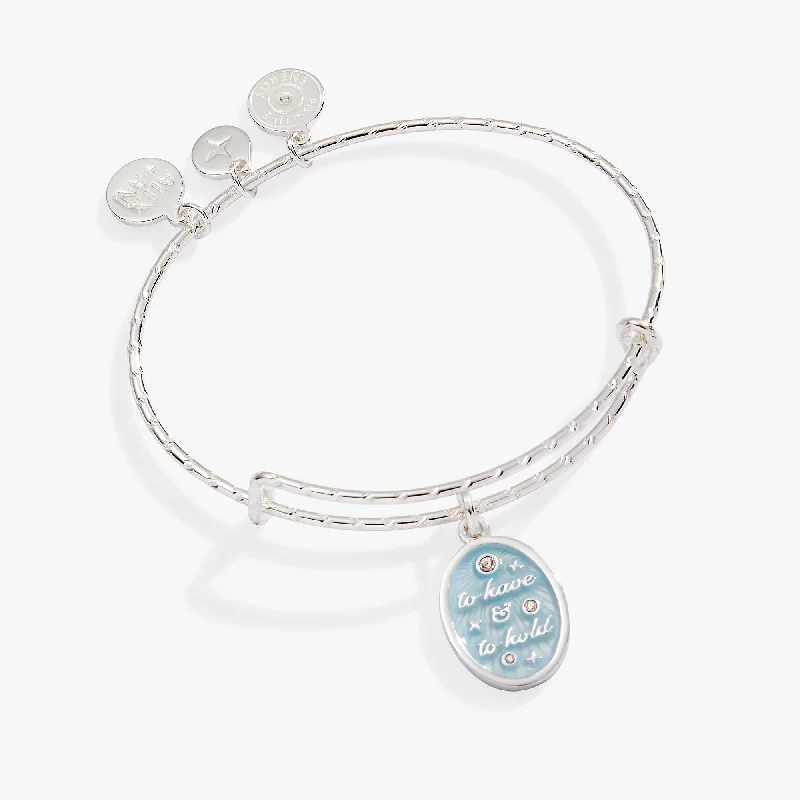 vintage-inspired pearl brooch 'To Have And To Hold' Bridal Bangle