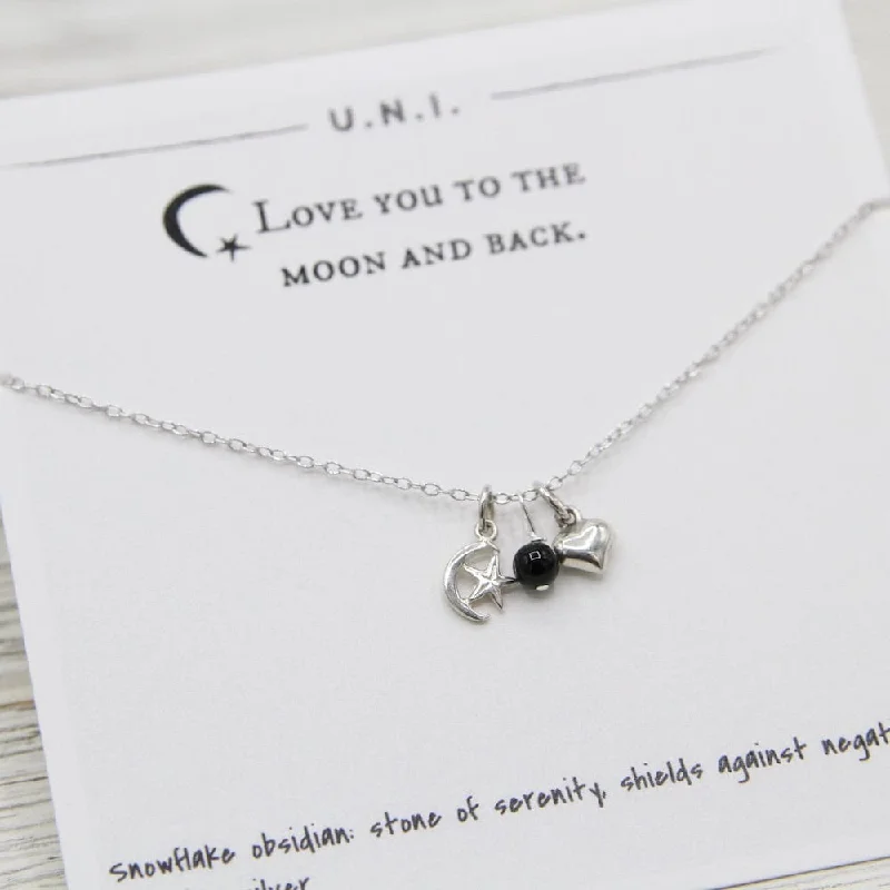 celestial star ring gold Love You to The Moon and Back