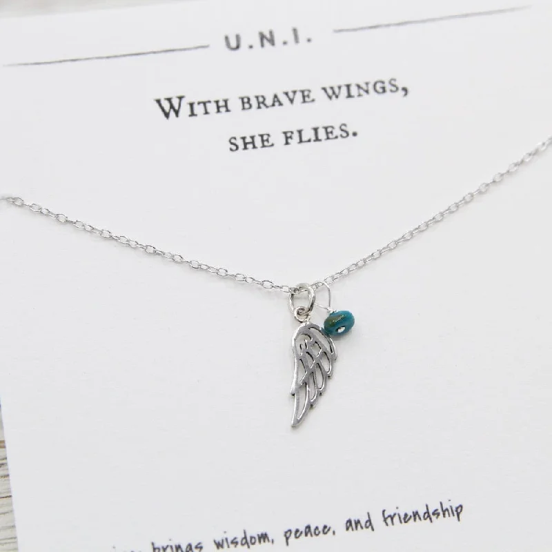 freshwater pearl drop earrings With Brave Wings, She Flies