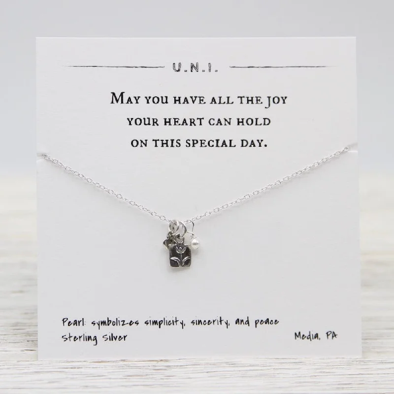 dainty gemstone drop earrings May You Have All the Joy Your Heart Can Hold on This Special Day