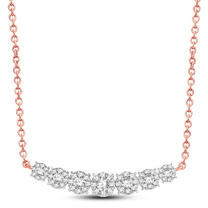 dainty silver hamsa bracelet 14K 3.03CT Diamond Necklace