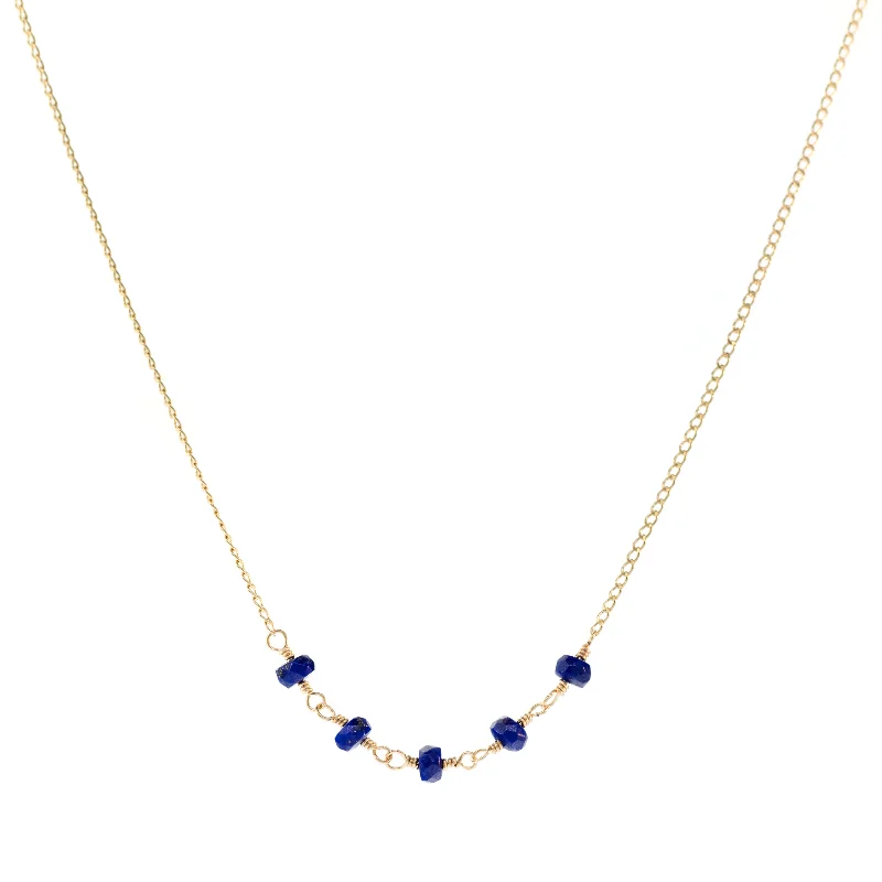 celestial sun charm anklet 5-Stone Mila Necklace