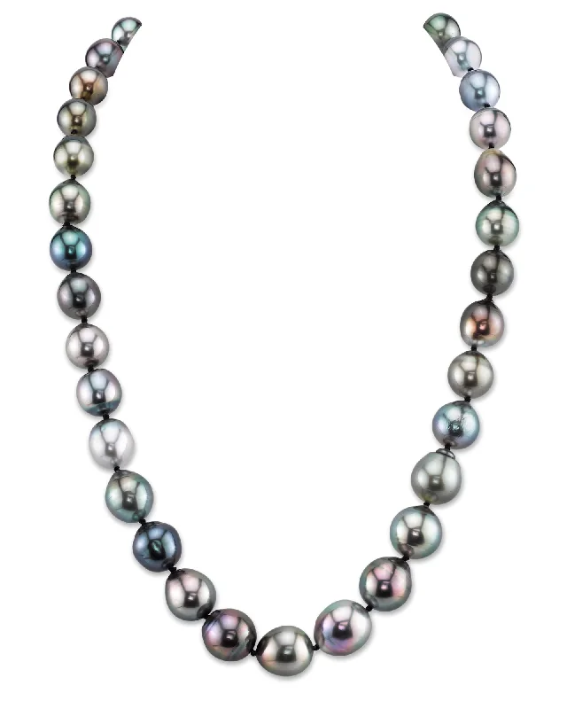 men’s silver ring with onyx Multi-Color Tahitian Baroque Pearl Necklace, 8.0-10.0mm
