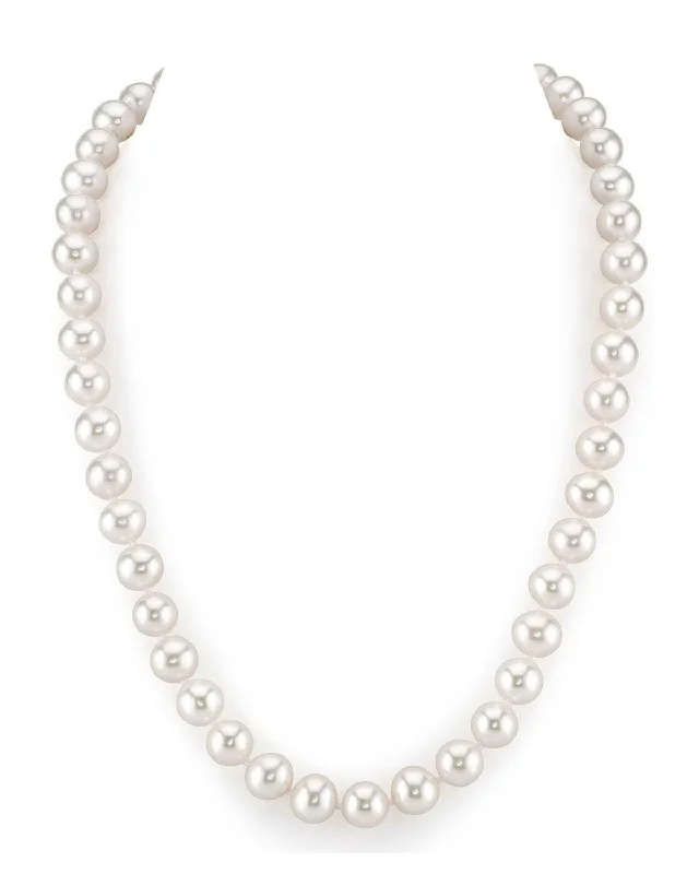 celestial moon and stars ring 8.5-9.5mm White Freshwater Pearl Necklace - AAAA Quality celestial moon and stars ring 8.5-9.5mm White Freshwater Pearl Necklace - AAAA Quality