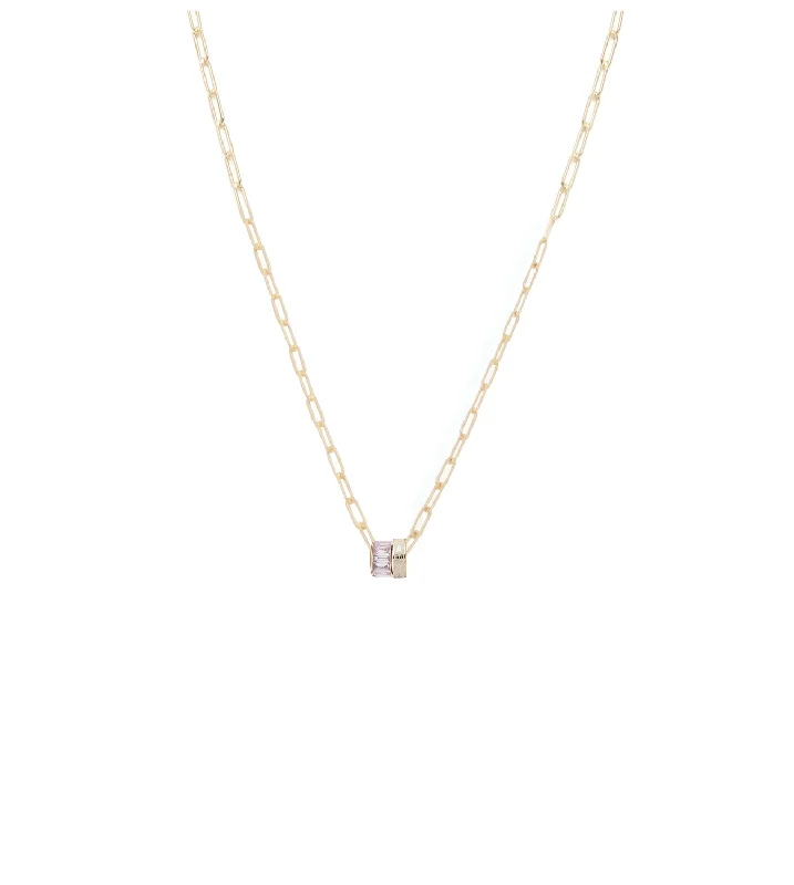 dainty chain bracelet layered Amate - Love : Heart Beat Super Fine Clip Chain Necklace