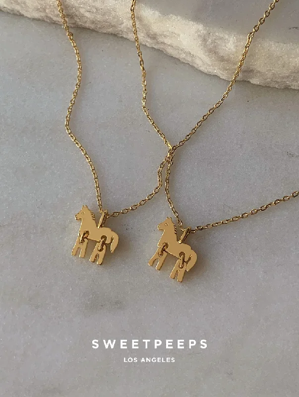 celestial astrology sign ring Baby Horse Necklace