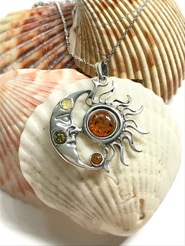 dainty rose gold anklet Celestial Amber Necklace