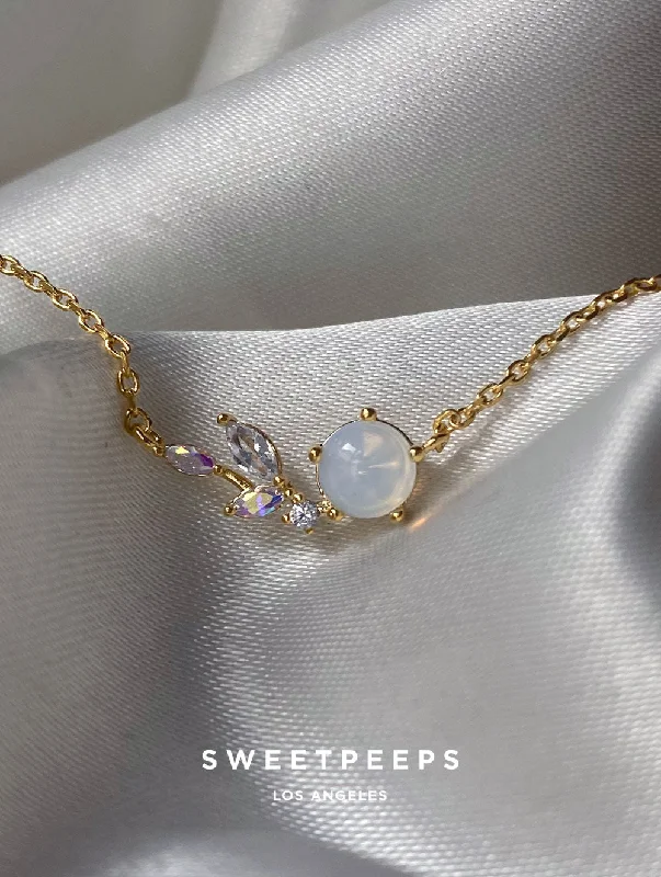 dainty gold anchor bracelet Changing Moods Necklace