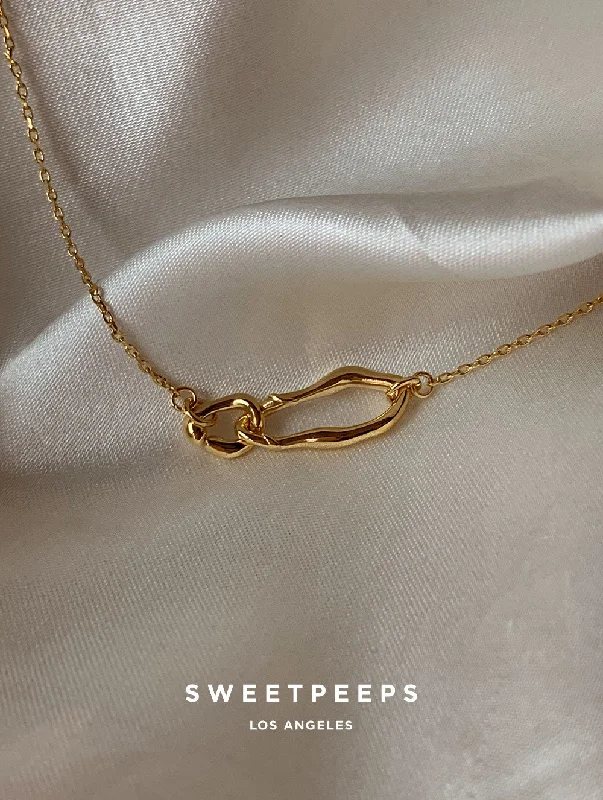 rose gold bar bracelet personalized Classic Cool Shapes Link Necklace