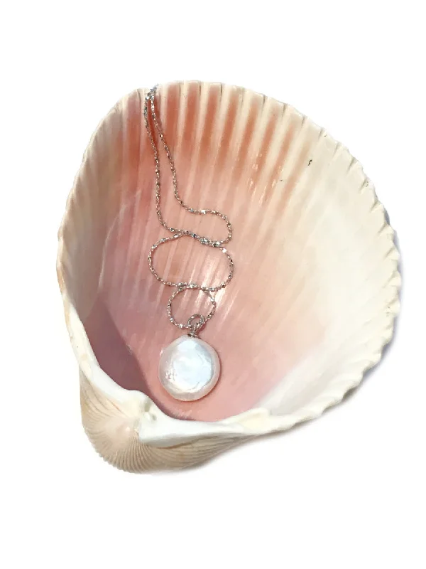 gold and turquoise statement ring Coin Pearl Pendant Necklace