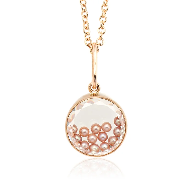 celestial constellation necklace silver Concha Pearl Pendant