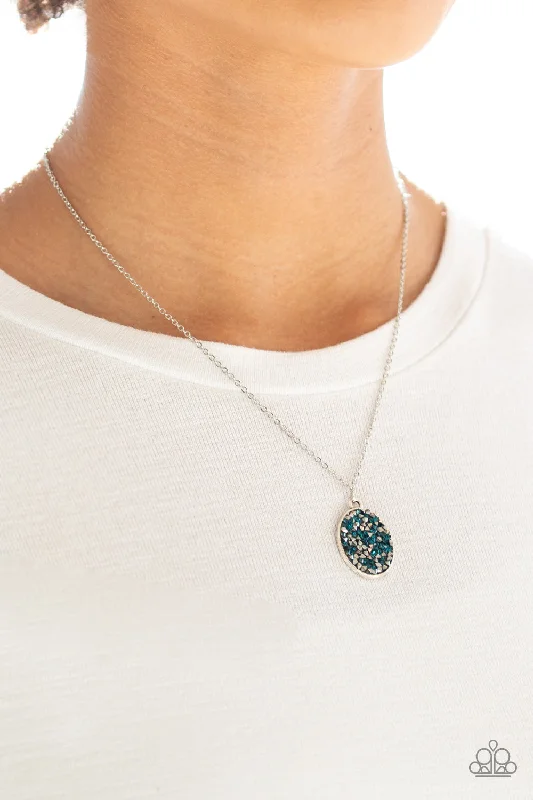 natural turquoise ring handmade Paparazzi Necklace ~ Star-Crossed Stargazer - Blue