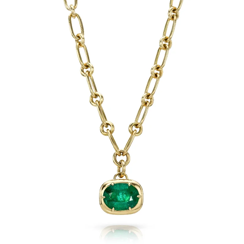 gemstone stacking rings colorful CORI NECKLACE