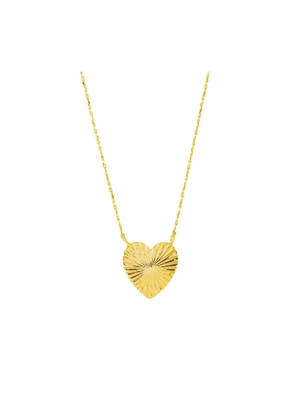 pearl and gold chain earrings Cut Linear Heart Necklace