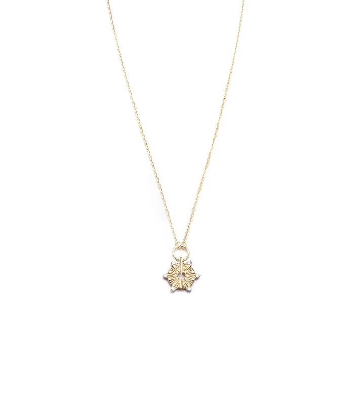 minimalist rose gold bracelet Diamond Element Disk Drop Necklace