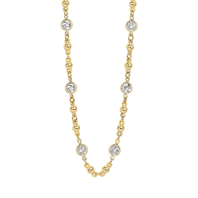 crystal drop earrings elegant DIAMOND ROSARY CHAIN