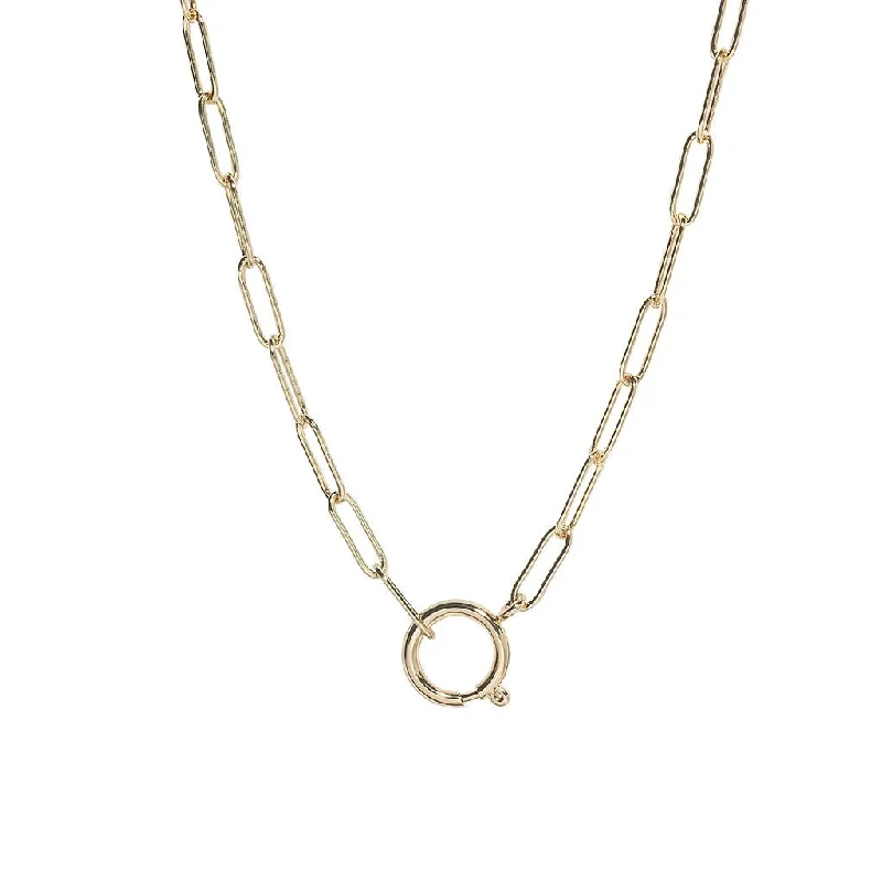 dainty gold anchor bracelet Eloise chain