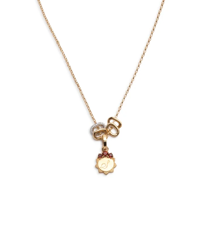 minimalist chain anklet gold Engravable Birthstone Pendant : Fine Belcher Necklace