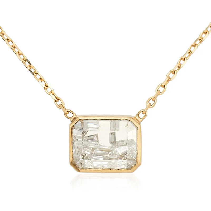 birthstone necklace for mom Esmeralda Shaker Necklace