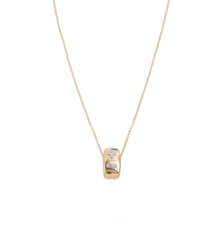 celestial star cluster earrings Ever Growing - Vivacity : Oversized Oval Heart Slide Fine Belcher Chain Necklace