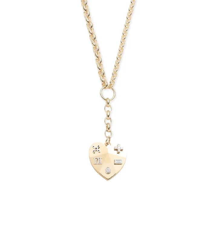 leather cuff bracelet men Ever Growing - Love : Facets of Love Heavy Mixed Belcher Chain Necklace