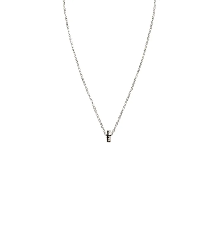 wedding anniversary diamond ring Dream : Heart Beat Fine Belcher Chain Necklace White Gold