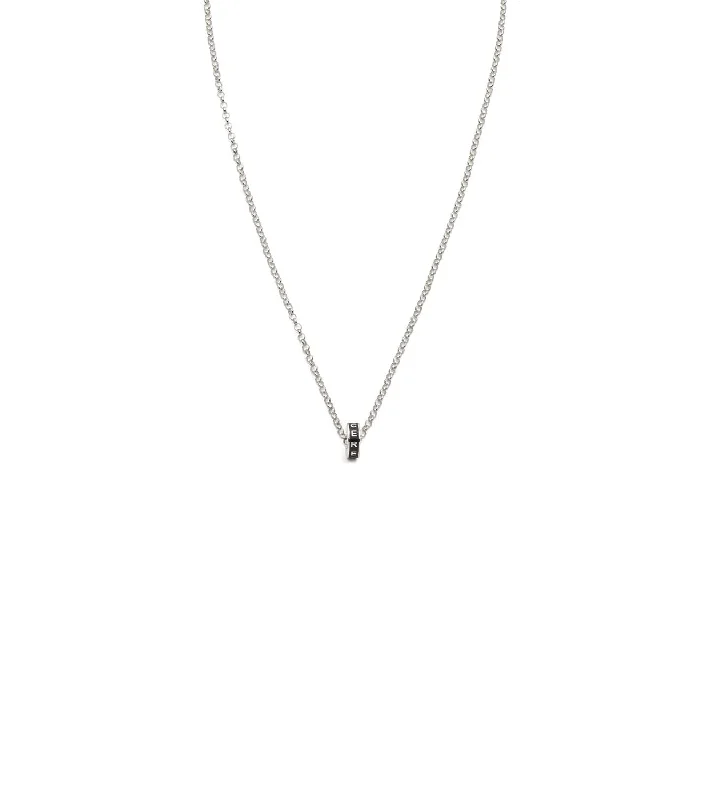small diamond cross pendant Resilience : Heart Beat Fine Belcher Chain Necklace White Gold