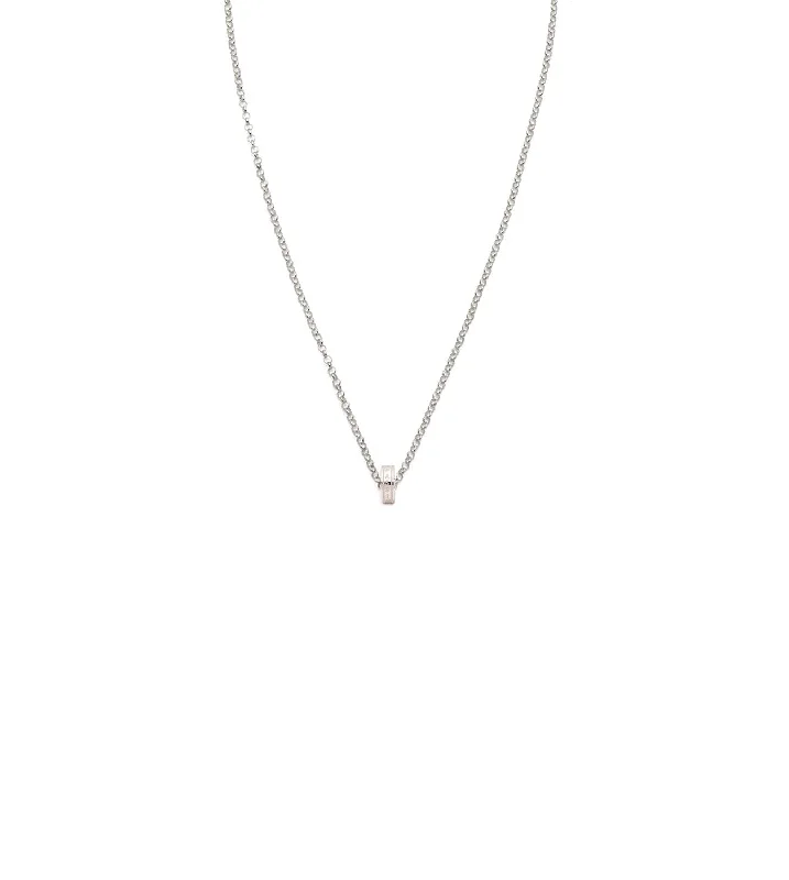 vintage pearl engagement ring Vivacity : Heart Beat Fine Belcher Chain Necklace White Gold