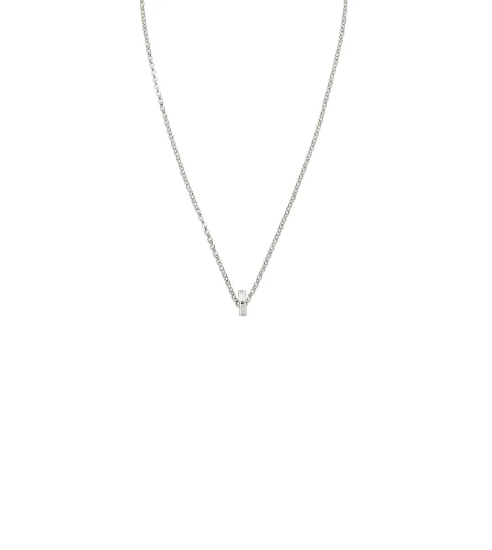 real jade jadeite bangle Wholeness : Heart Beat Fine Belcher Chain Necklace White Gold