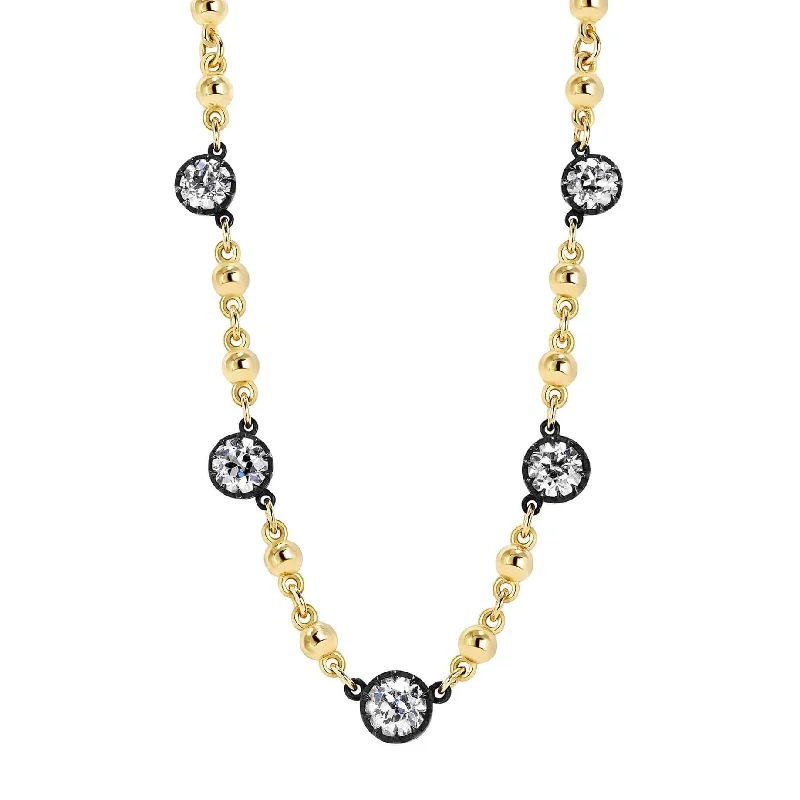 tiny star constellation bracelet FIVE STONE ROSALINA NECKLACE