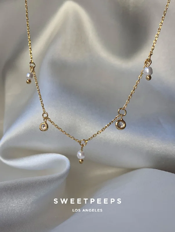 silver dragon claw ring Frosted Charms Necklace