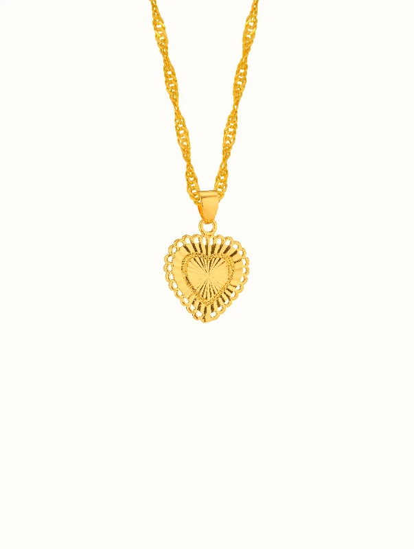 minimalist rose gold bracelet Gold Filled Lovers Heart Necklace