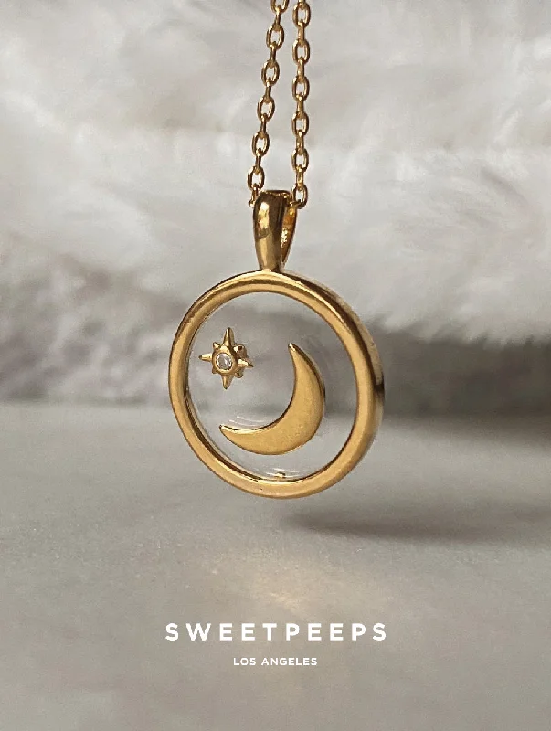 gold wedding band for men Good Luck Charm Necklace
