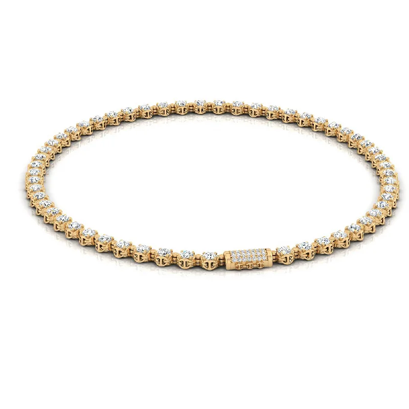 chunky chain necklace trendy Infinite Diamond Necklace 3mm