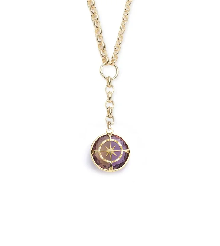 dainty sapphire stacking rings Internal Compass : Ametrine Heavy Mixed Belcher Necklace