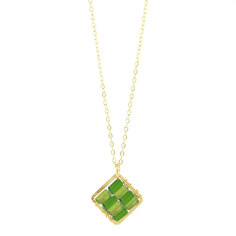 large vintage statement necklace Isobel Charm Necklace