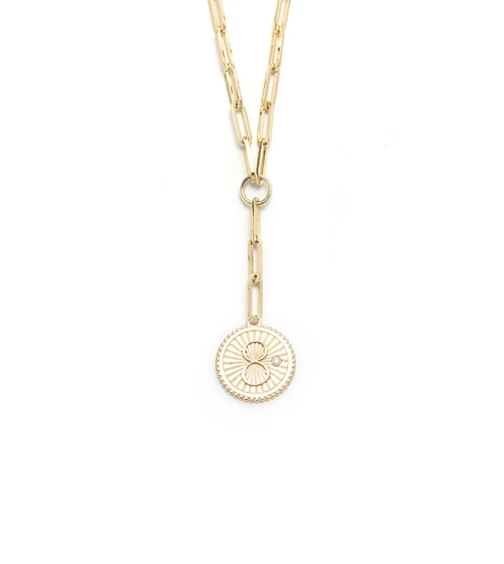 celestial moon and star necklace Karma : Classic Fob Clip Extension Chain Necklace