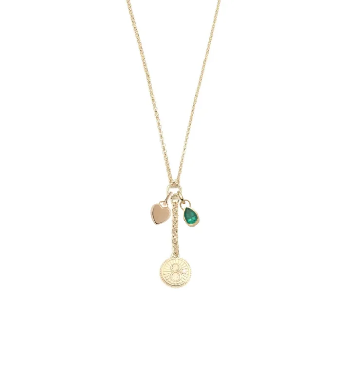 sterling silver charm anklet Karma, Heart Ingot & Forever & Always a Pair : Small Mixed Belcher Extension Necklace