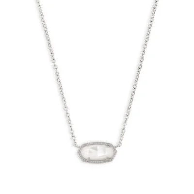opal cluster ring unique Kendra Scott Elisa Necklace Rhodium Ivory Mother of Pearl