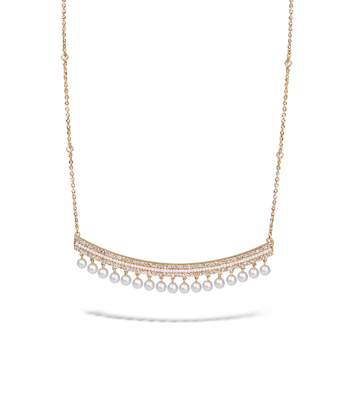 elegant pearl bridal set Ladakh Pearl Drop Necklace