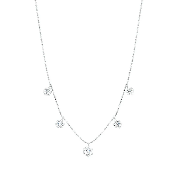 18K White Gold