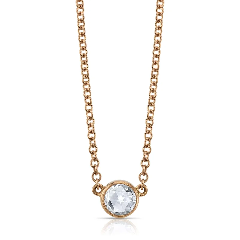 minimalist chain anklet gold LINCOLN NECKLACE